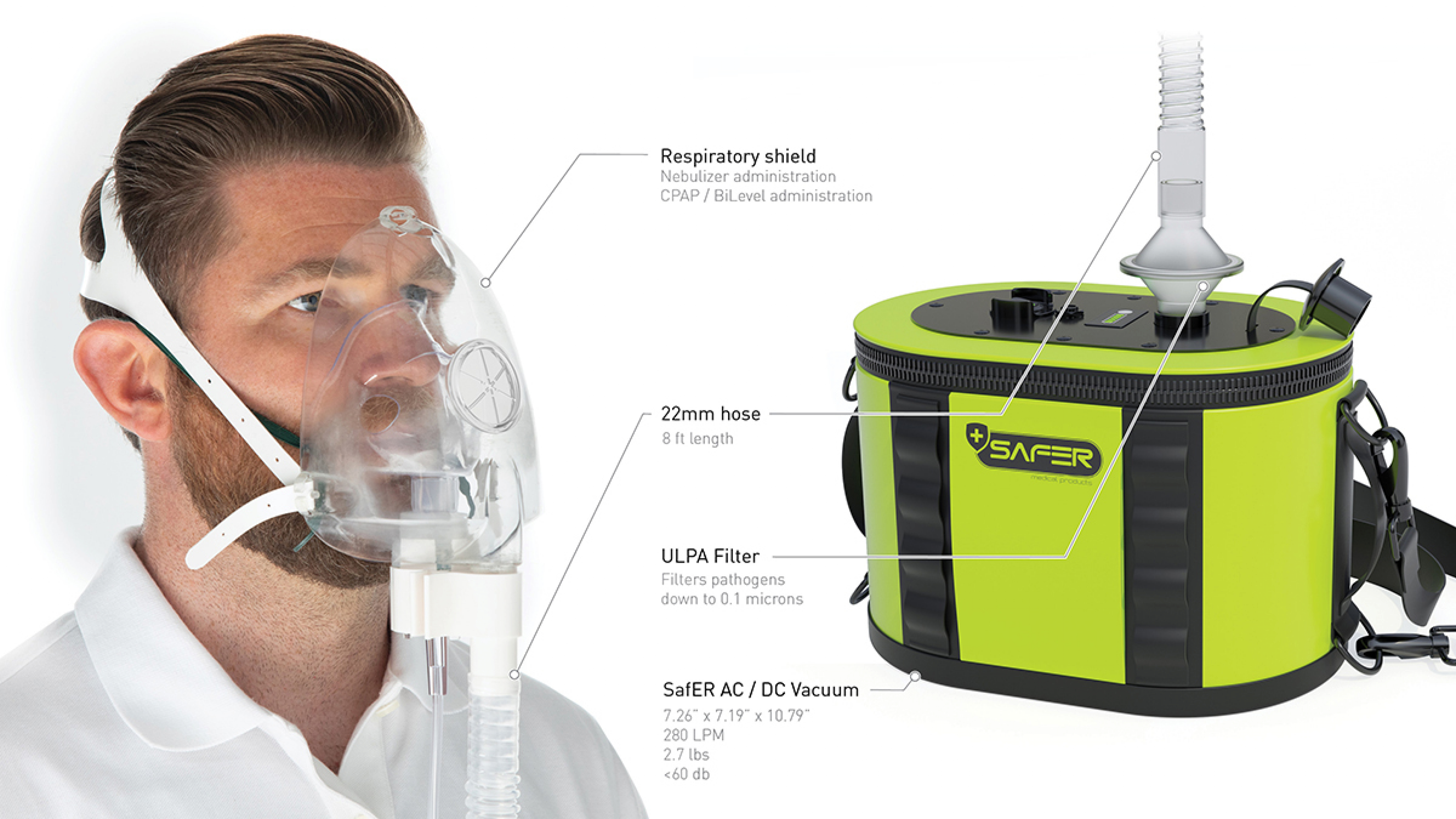 SaFER Medical Products Vacuum Diagram